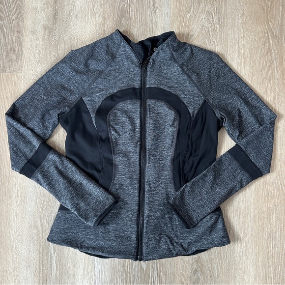 lululemon athletica Jackets & Blazers - Lululemon Reversible Find Your Bliss Jacket Heathered Black